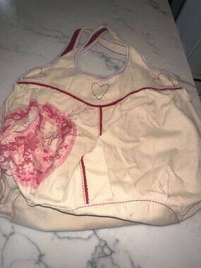 Lucky Brand vintage PEACE & LOVE tote